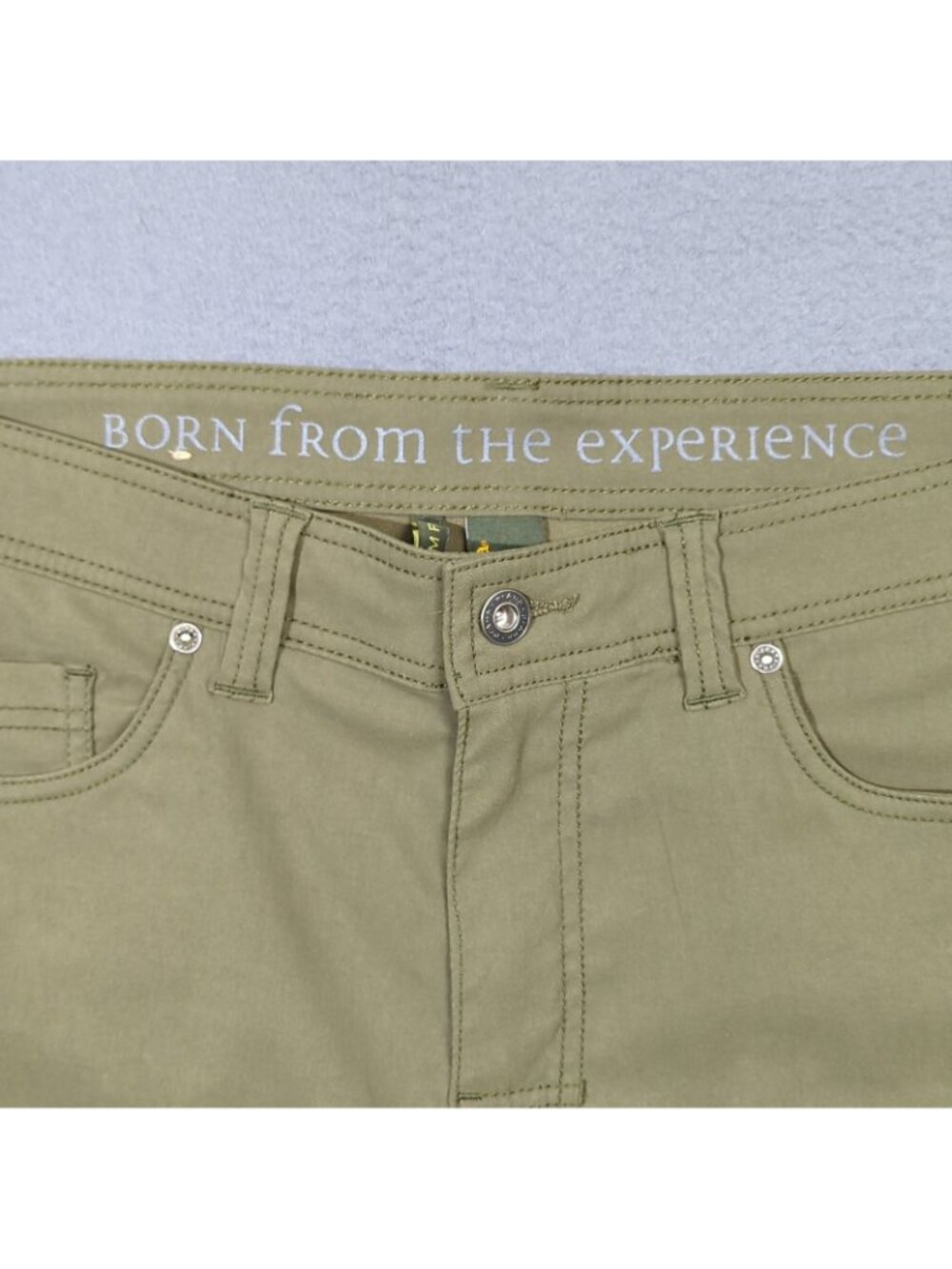 Prana Brion Pant II Men's 34x32 Green Slim Fit Nylon Outdoor Hiking Camp - Picture 8 of 12
